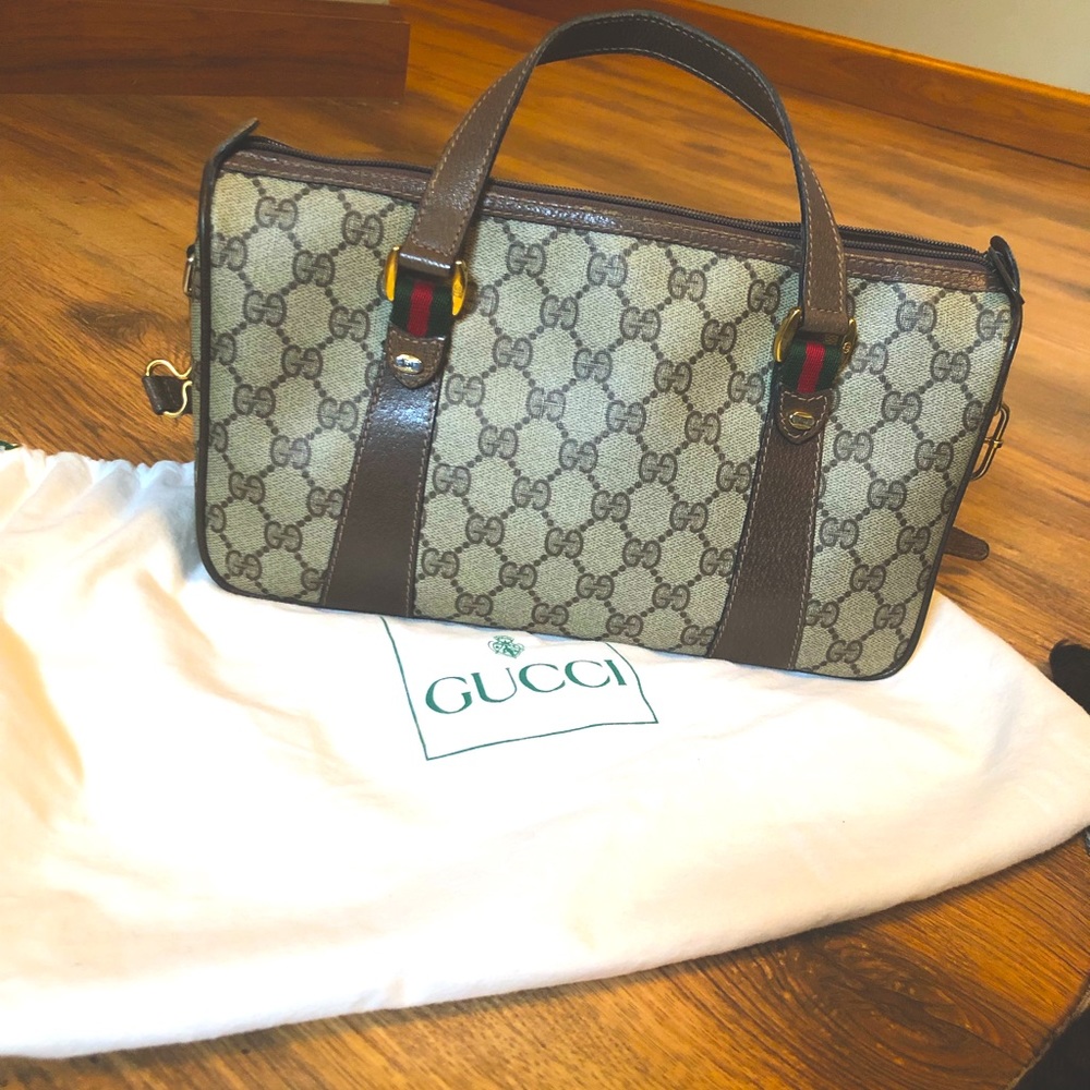 Authentic Gucci handbag and wallet